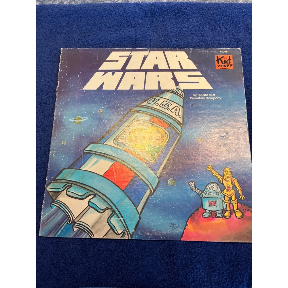 Vintage Star Wars Kid Stuff Records Vinyl LP KS008 Jack and the Flying Saucer